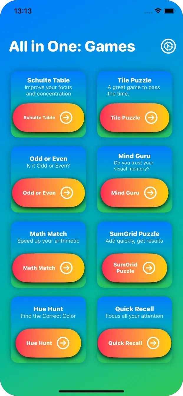 All-in-One: Games screenshot 1