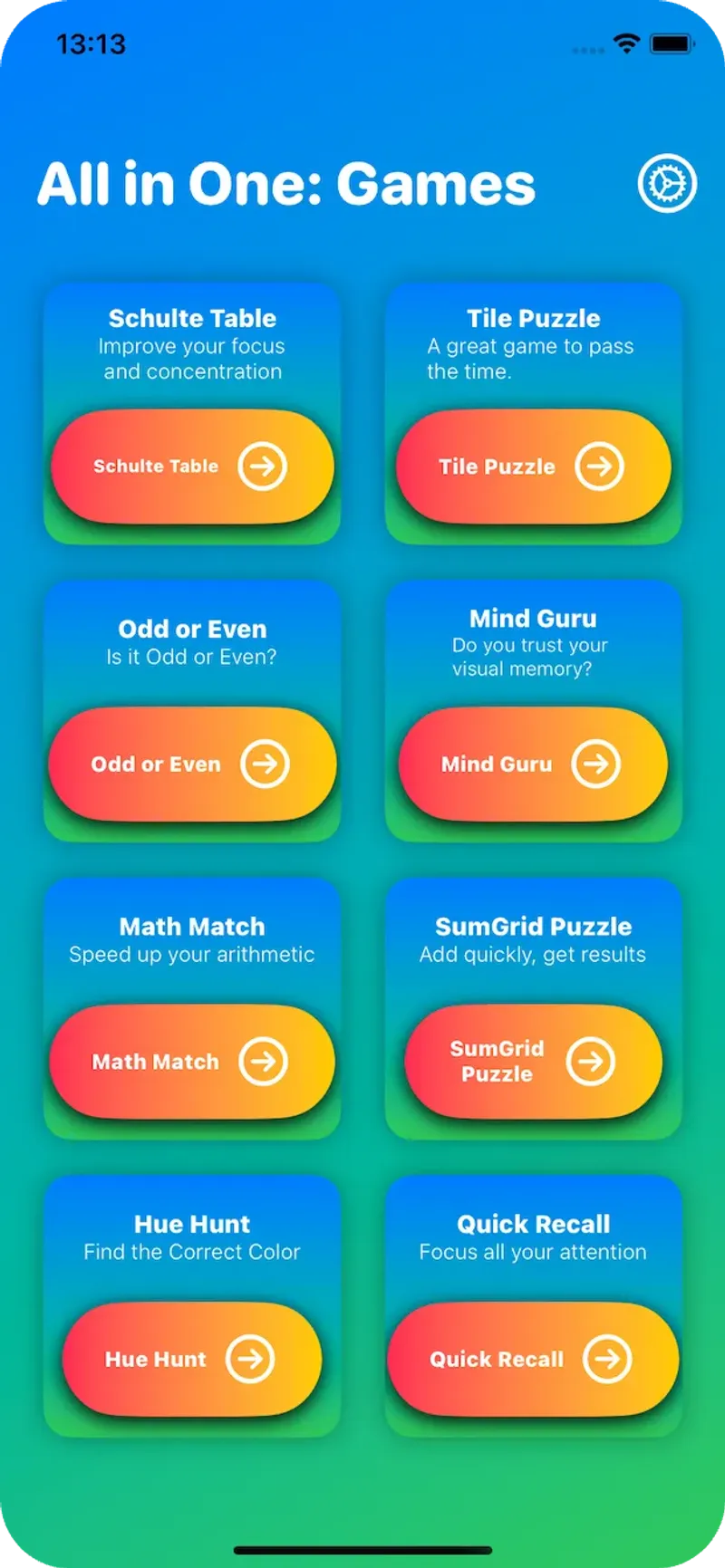 All-in-One: Games Screenshot 1