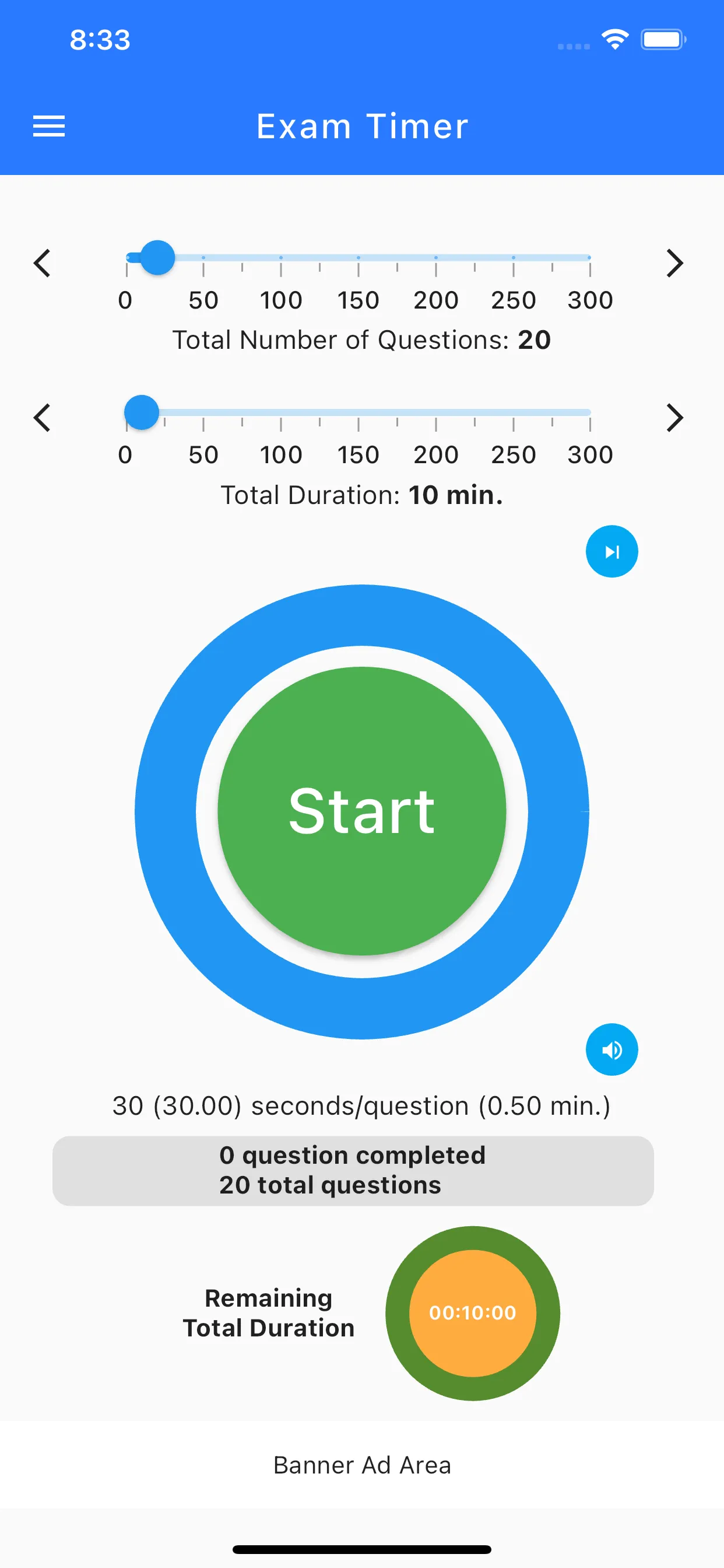 Exam Timer screenshot 1