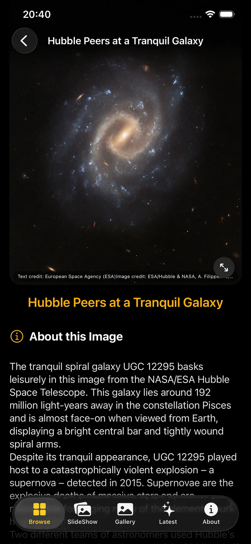 Hubble: Deep Space Screenshot 2