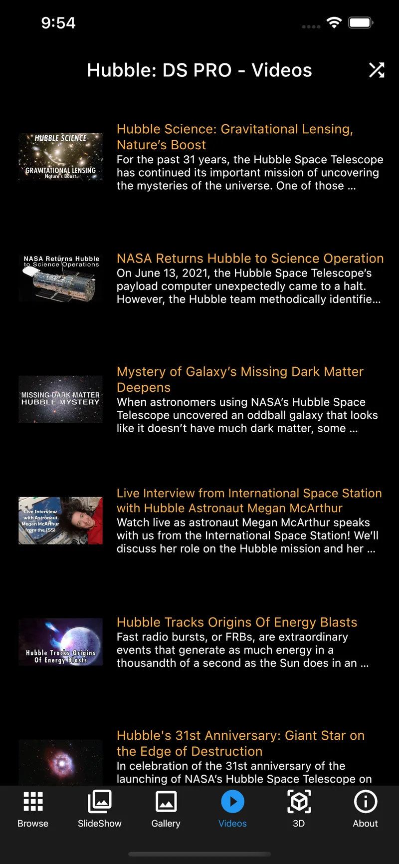 Hubble: Deep Space PRO Screenshot 8