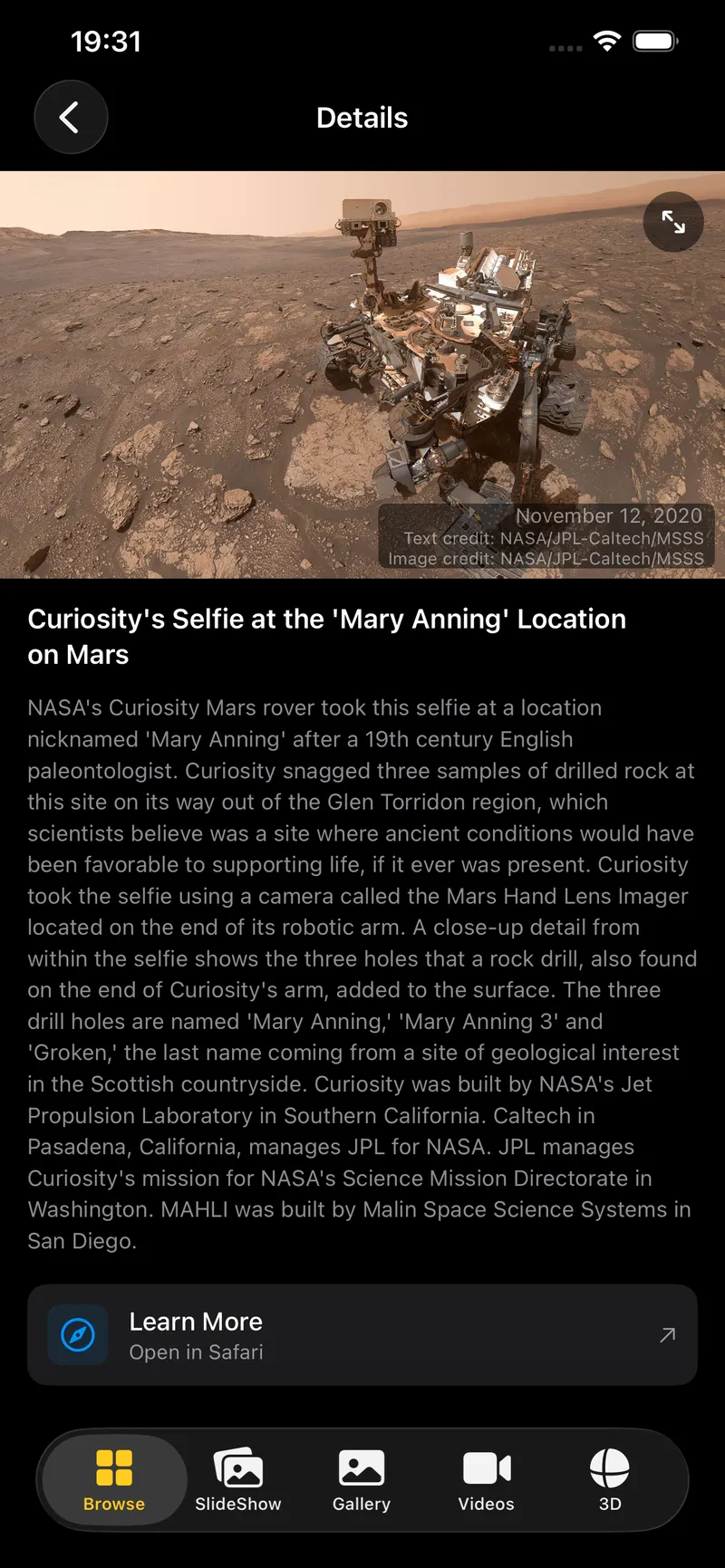 Mars: Curiosity Screenshot 2