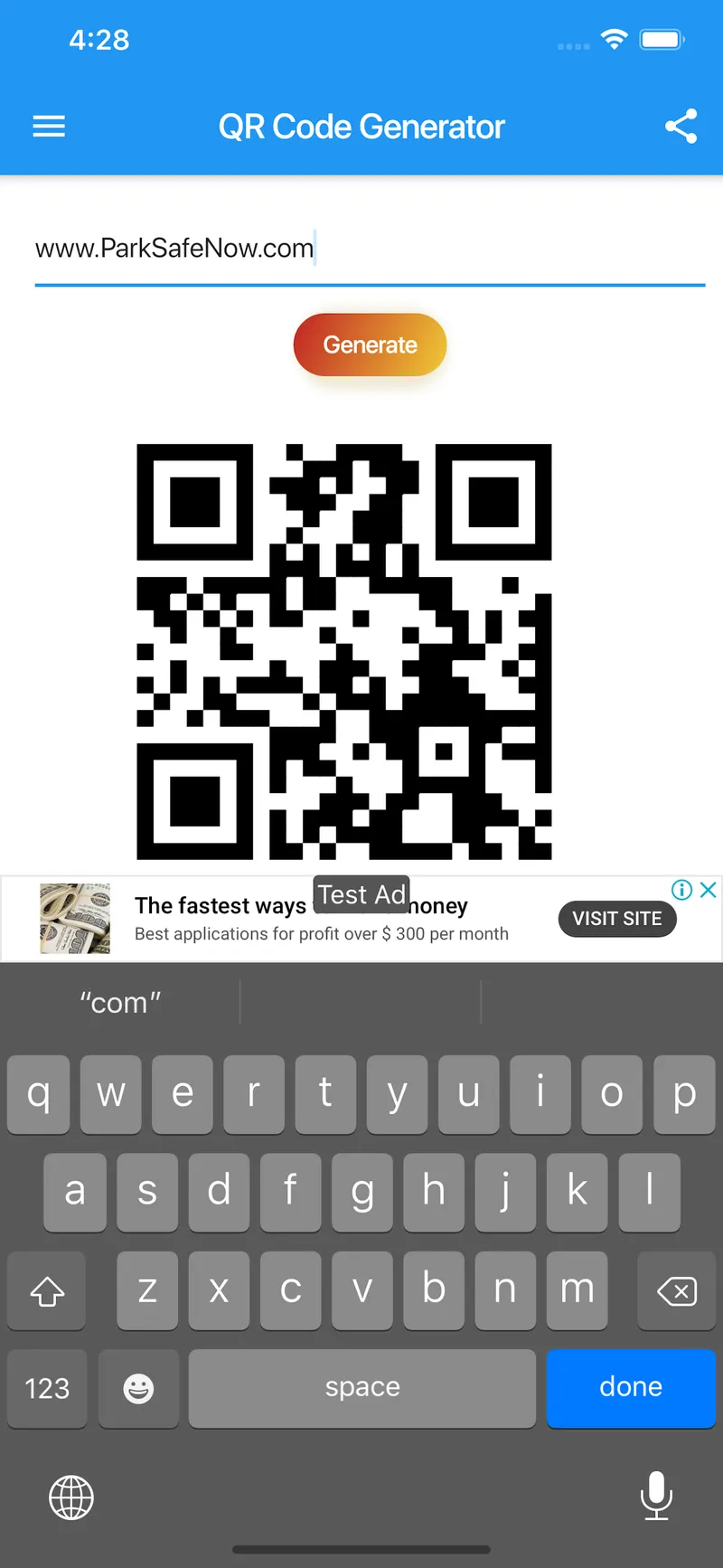 QRBarcode Screenshot 3