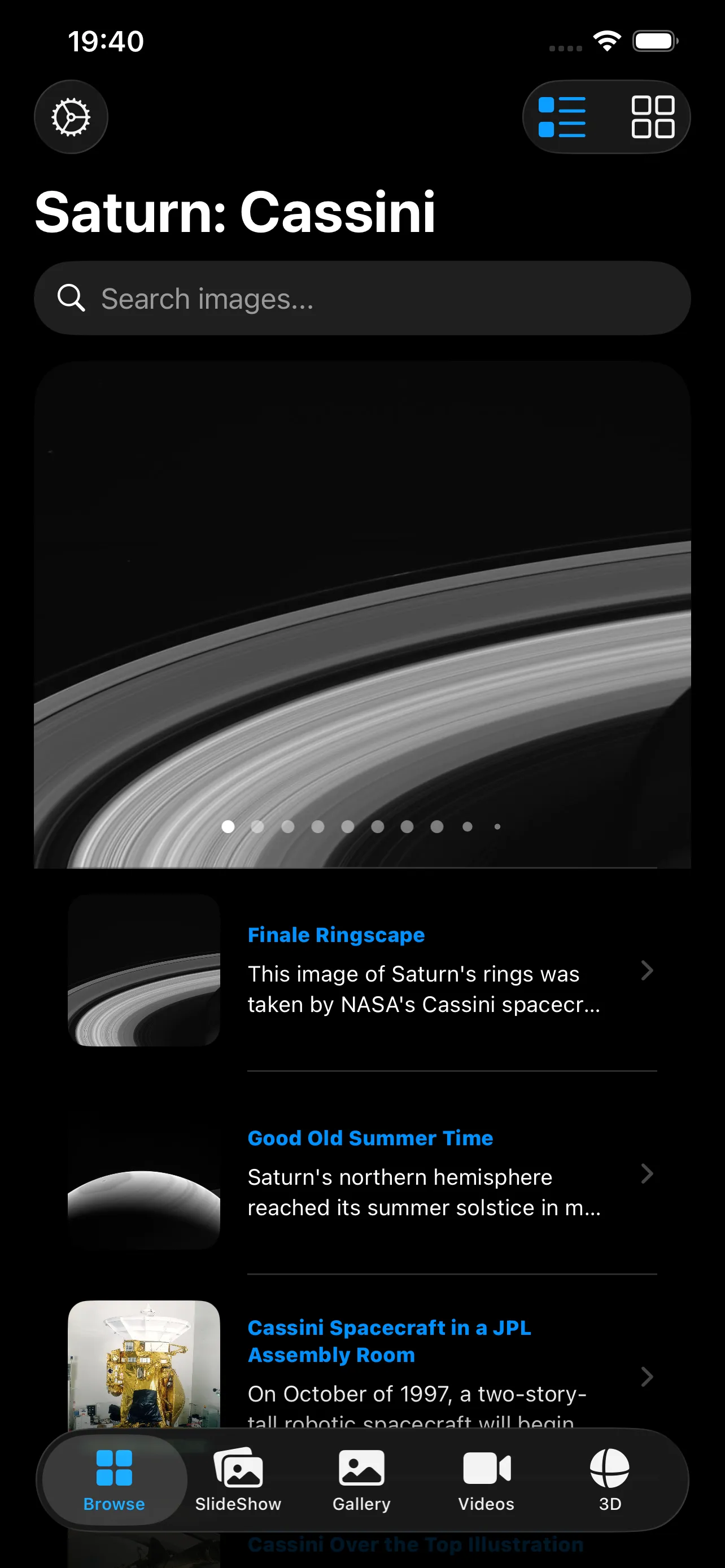 Saturn: Cassini screenshot 1